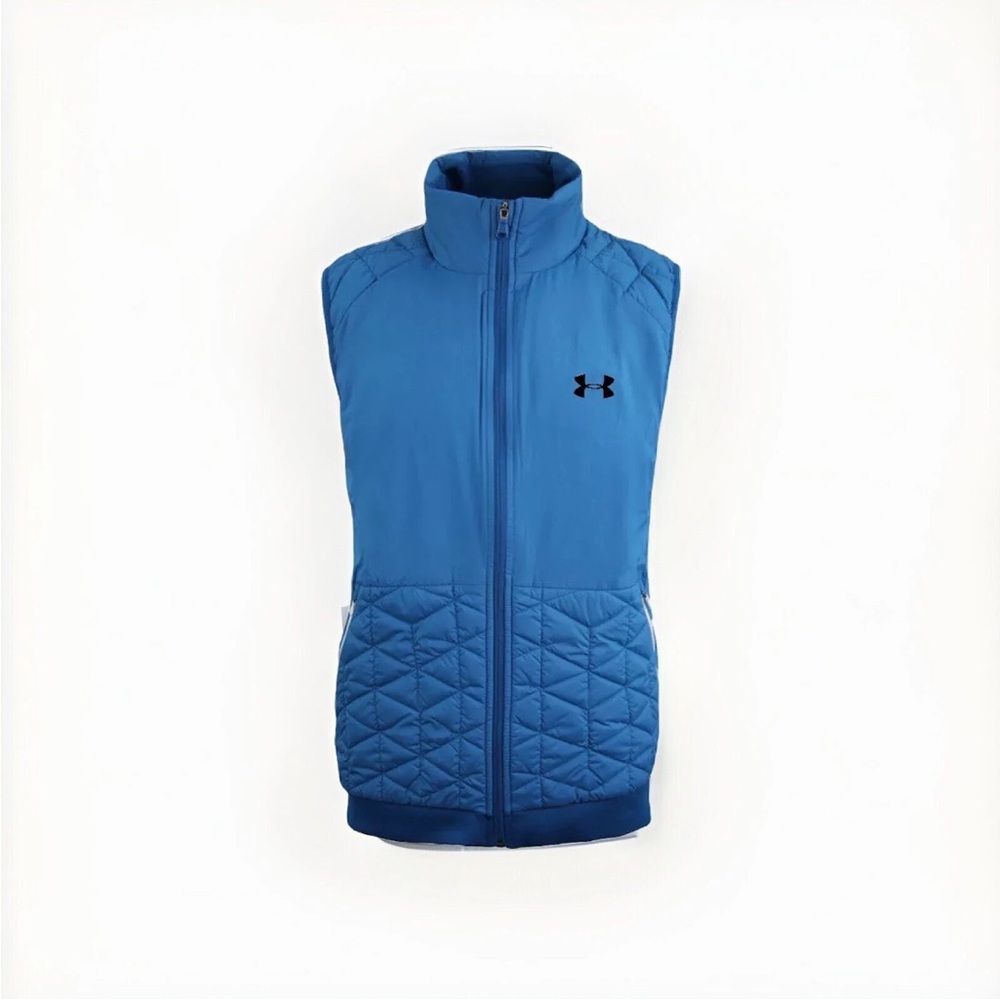 Under Armour Men's ColdGear Reactor Performance Vest Blue Size L NWT $130